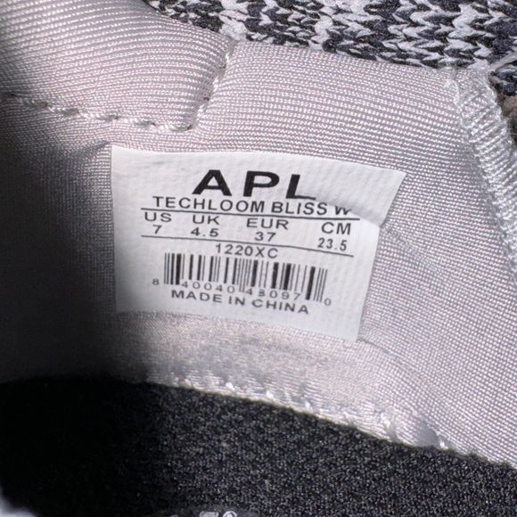 APL Women's TechLoom Bliss Heather Grey/ White / Black Athletic Propulsion Labs - Picture 5 of 8